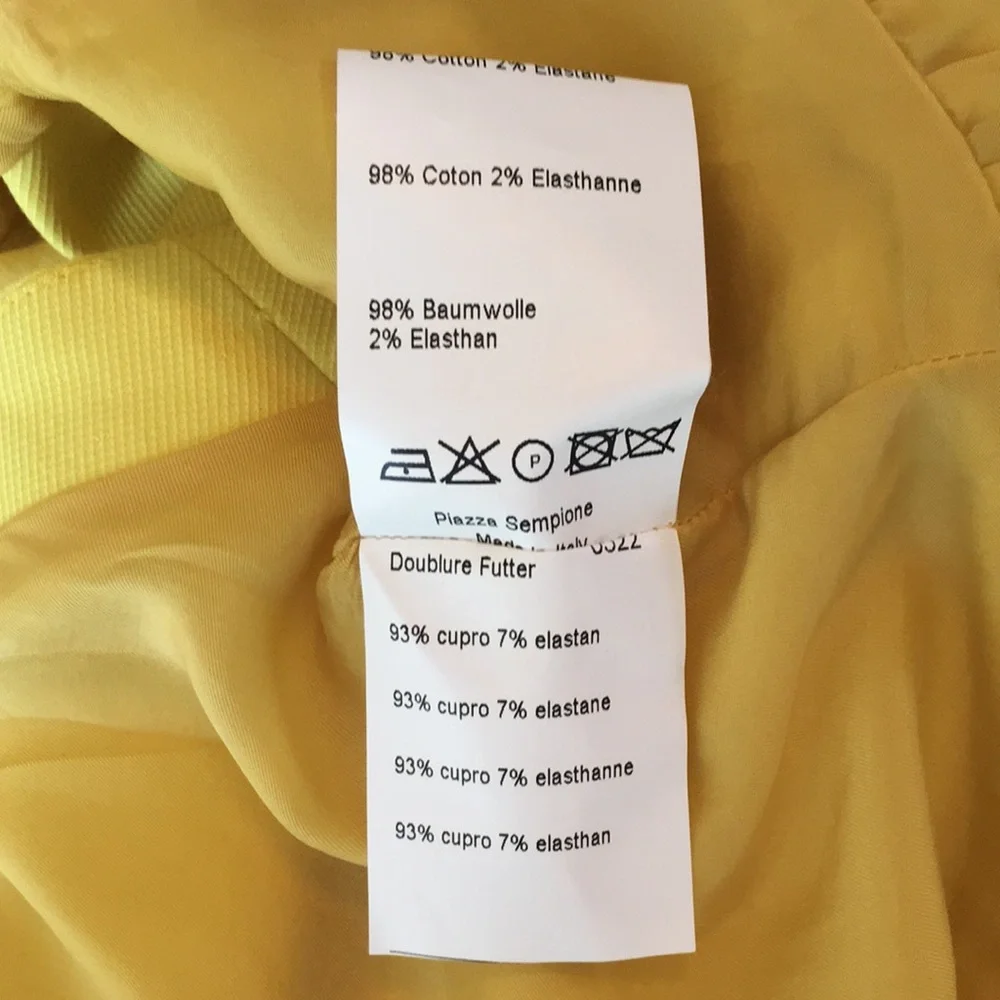 Piazza Sempione Pique Peplum Short Sleeve Blazer - Picture 13 of 14